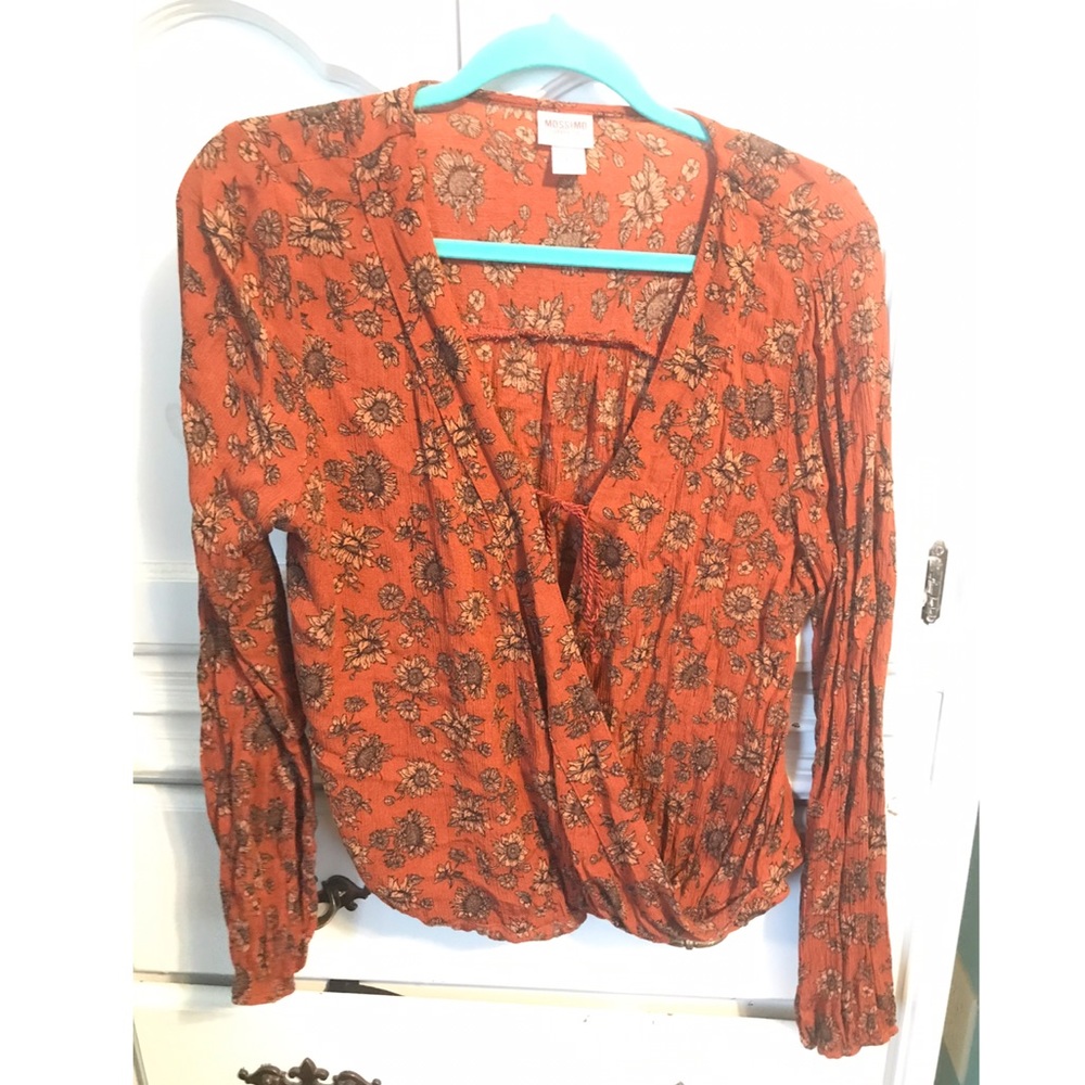🌻Mossimo Sunflower BoHo shirt